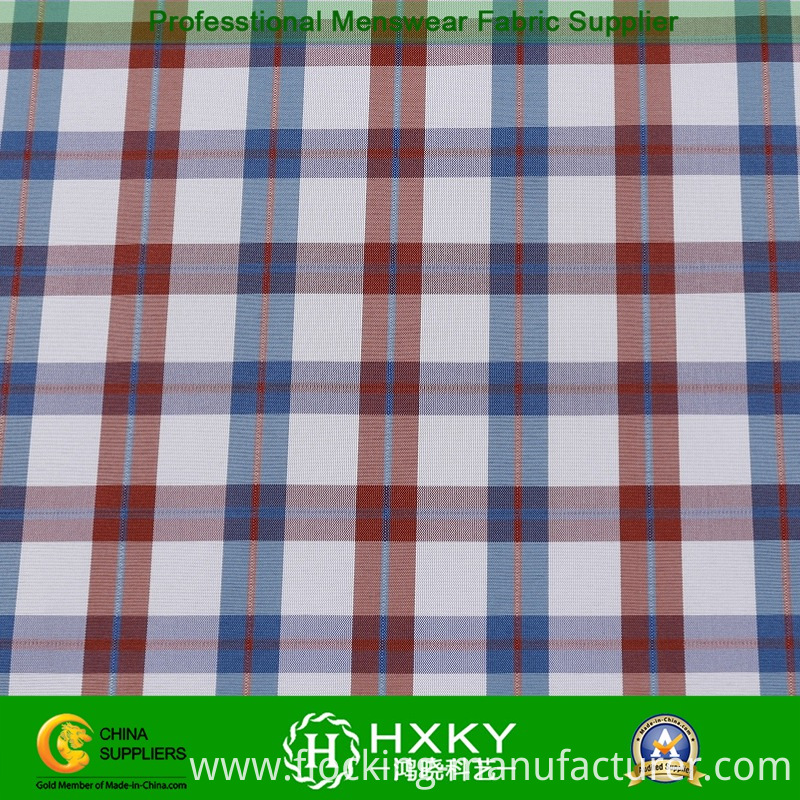 Polyester Yarn Dyed Fabric with Double Layer for Jacket or Shirt